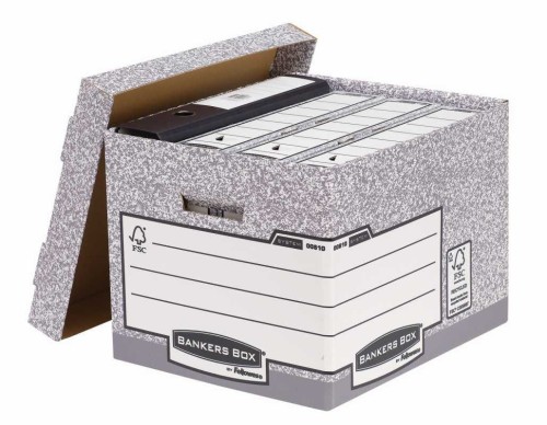 Pudło do archiwum Fellowes Bankers Box System, z wiekiem, szare