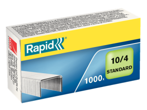 Zszywki Rapid Standard 10/4, 1000 sztuk