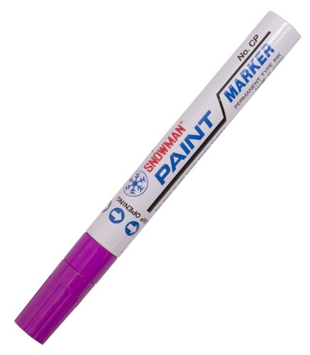 Marker olejowy Snowman CP, gruby, różowy