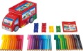 Flamastry Faber Castell Connector Samochód, 33 kolory
