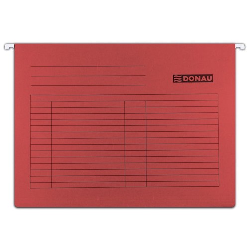 Teczka zawieszana Donau, A-4, czerwona