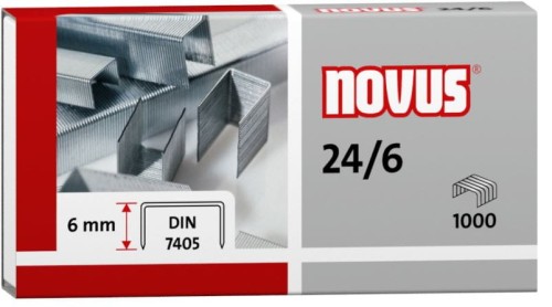 Zszywki Novus 24/6, 1000 sztuk