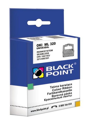 Taśma Oki do Microline serii 100/300 czarna zamiennik