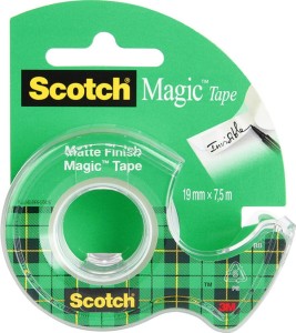 Taśma klejąca Scotch Magic 19mm x 7,5m, matowa na podajniku