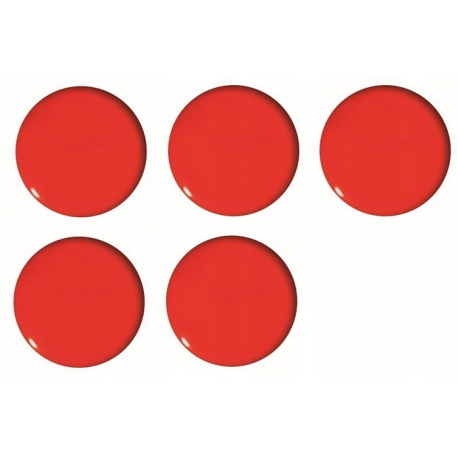  Magnesy do tablic Tetis 35mm 5 sztuk czerwone