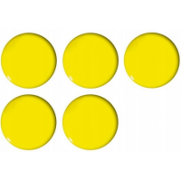  Magnesy do tablic Tetis 35mm 5 sztuk żółte