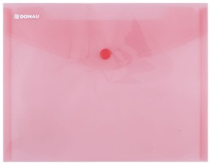 Teczka kopertowa na zatrzask Donau, C-5, czerwona