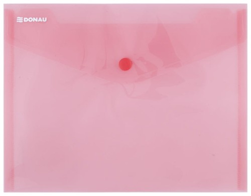 Teczka kopertowa na zatrzask Donau, C-5, czerwona