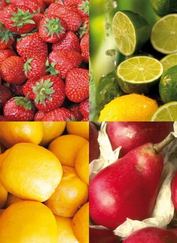 Teczka kartonowa z gumką A-4 Kreska owocowa