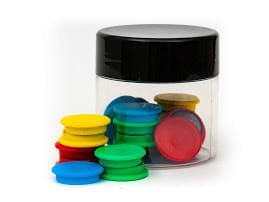 Magnesy do tablic Tres, 20mm, 20 sztuk, miks kolorów