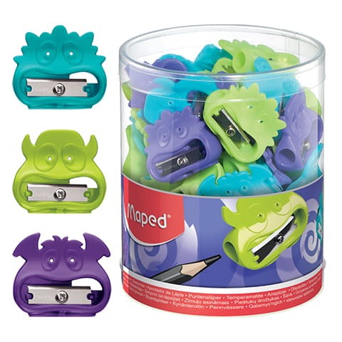 Temperówka Maped Vivo Monster, 1 otwór, plastik