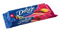 Ciastka Delicje Szampańskie malinowe, 147g