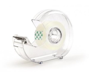 Taśma klejąca Taurus 19mm x 33m, przezroczysta, z dyspenserem