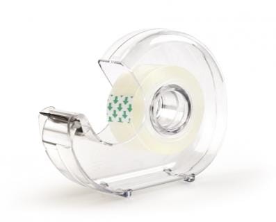 Taśma klejąca Taurus 19mm x 33m, przezroczysta, z dyspenserem