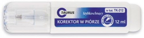 Korektor w piórze Taurus TK-212, 12 ml