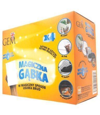 Magiczna gąbka do usuwania brudu Gem