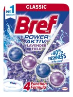 Kostka zapachowa do toalet zawieszka Bref Power Activ Lawenda, 50g